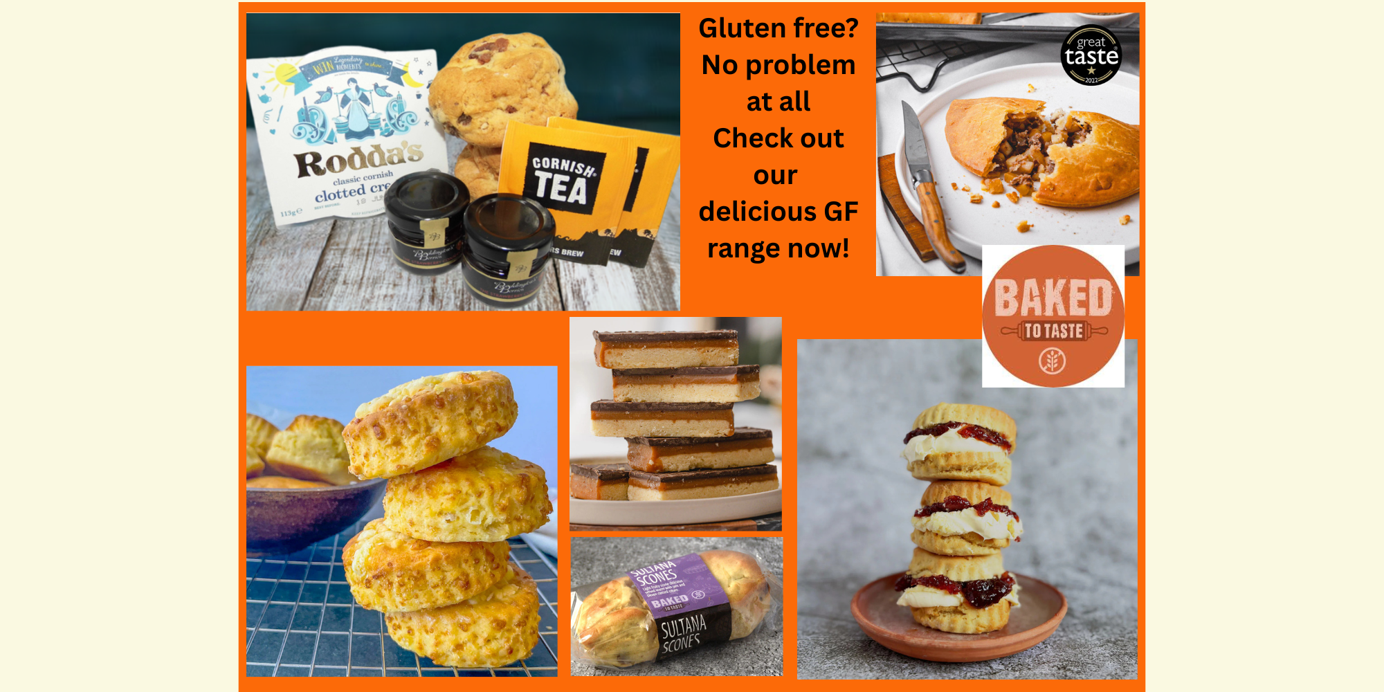 Gluten free cream tea delivered