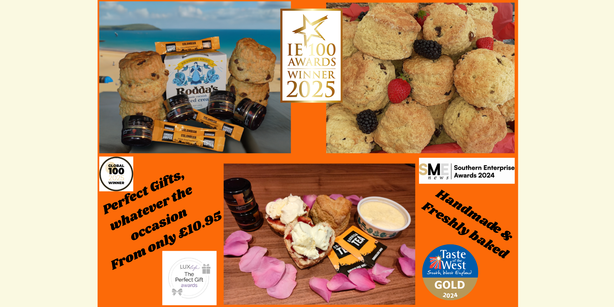 Cornish cream teas delivered