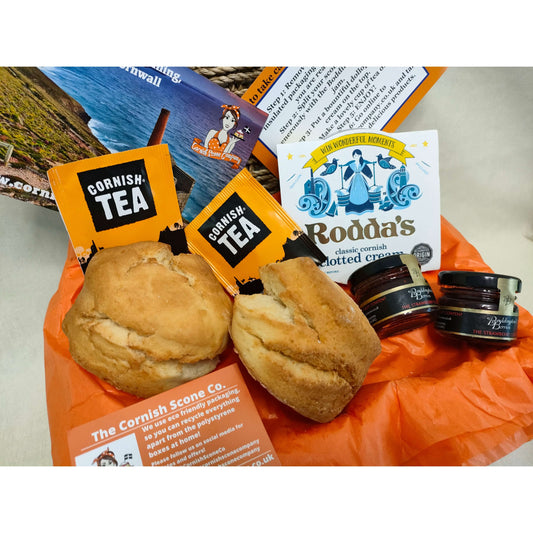 Gluten Free Cornish Cream Tea Hamper for One - The Cornish Scone Company