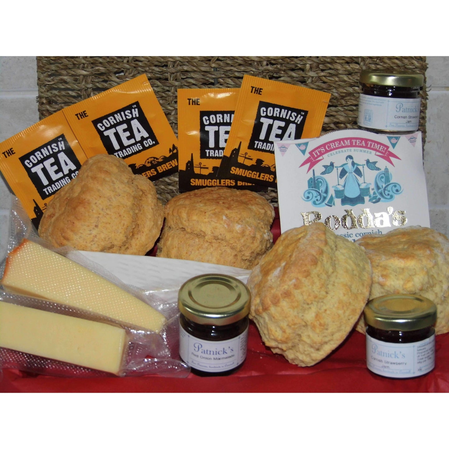 Savoury and Cream Tea Hamper - The  best of both,.