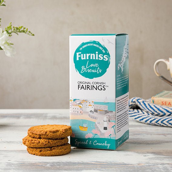 Box of 'Furniss Biscuits' Cornish fairings