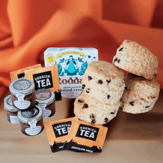 Chocolate cream tea for 2