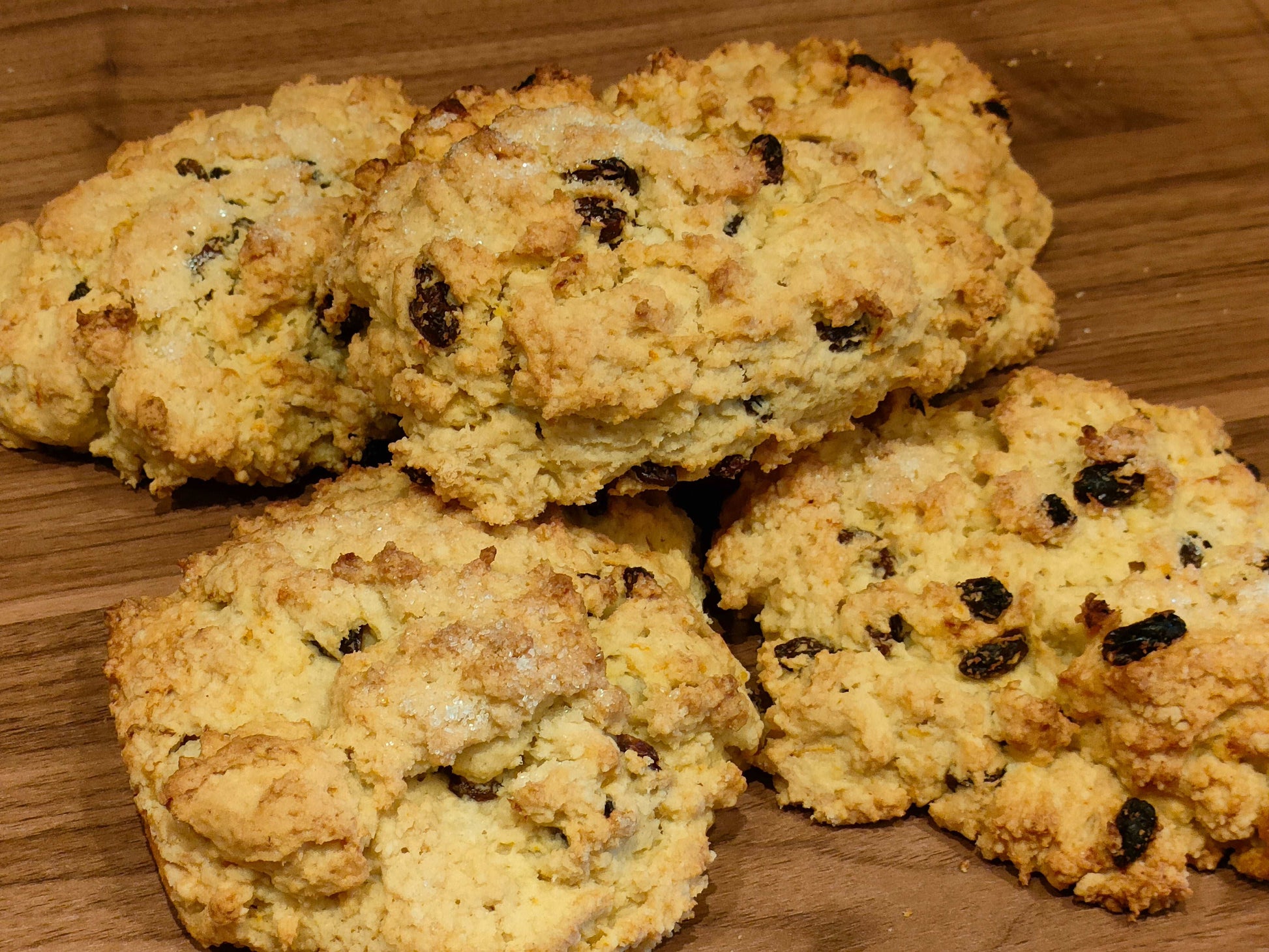 Orange & Sultana rock buns delivered