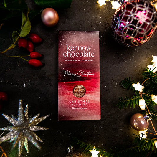 Christmas pudding chocolate bar