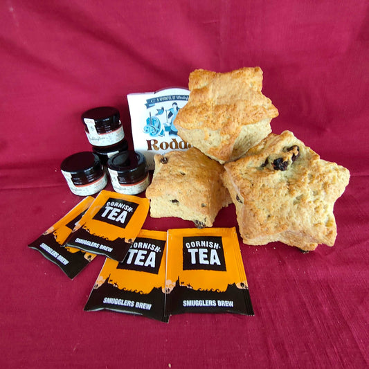 Rustic star cornish cream tea by post