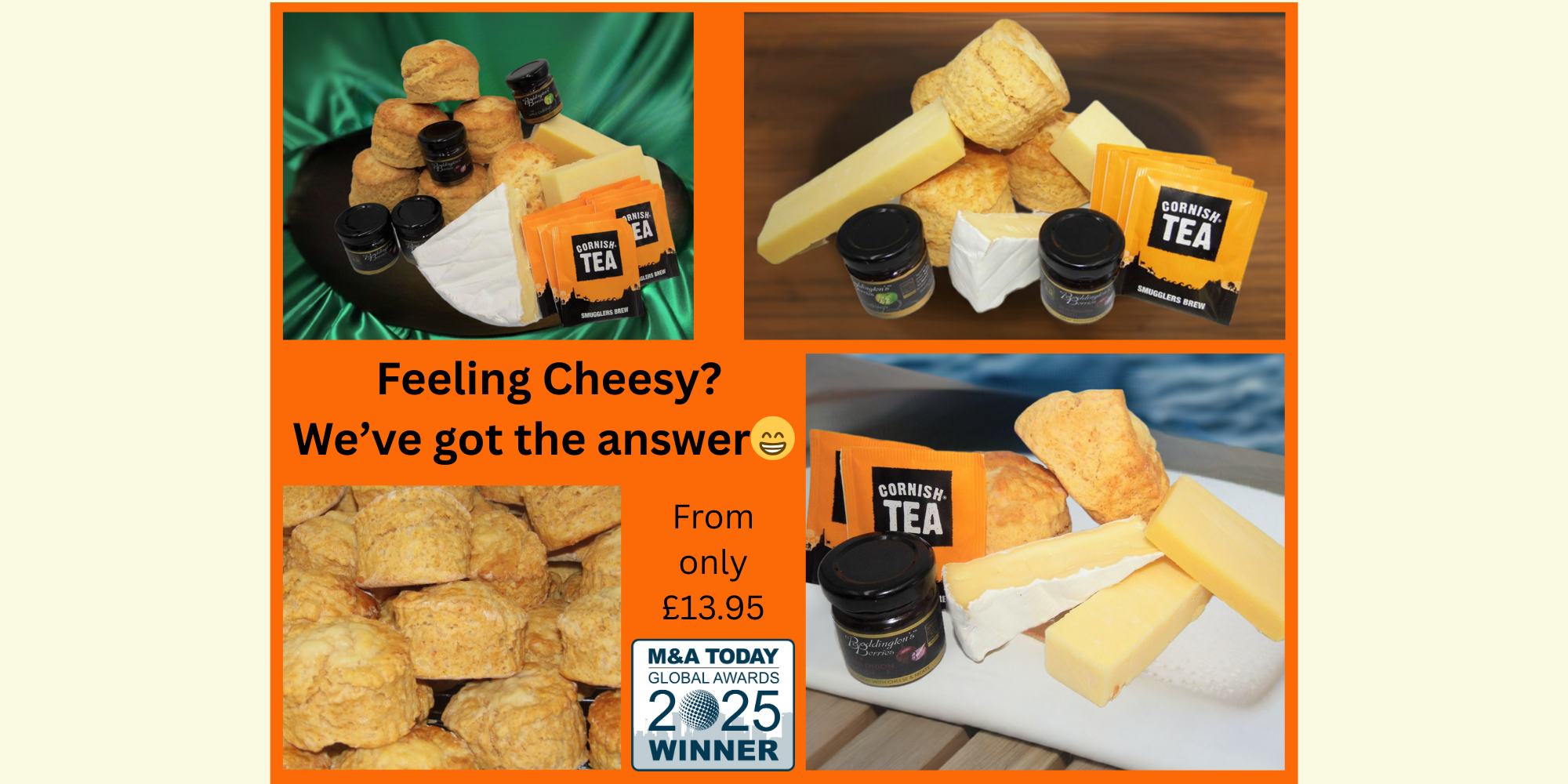 Savoury afternoon tea by post