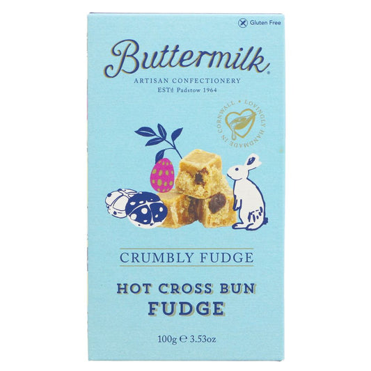 Hot cross bun fudge box