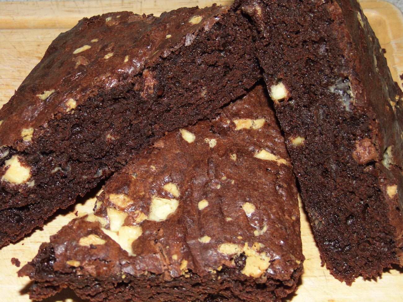 Double chocolate brownies