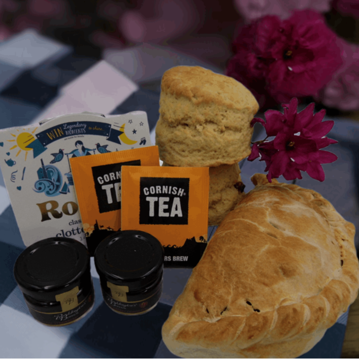 'Proper Job' for one - Cream tea with pasty