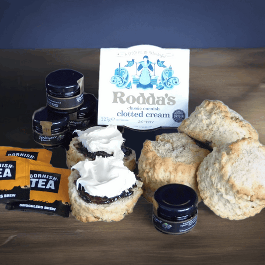 Apple & Blackberry Crumble Cornish cream tea for two - The Cornish Scone Company