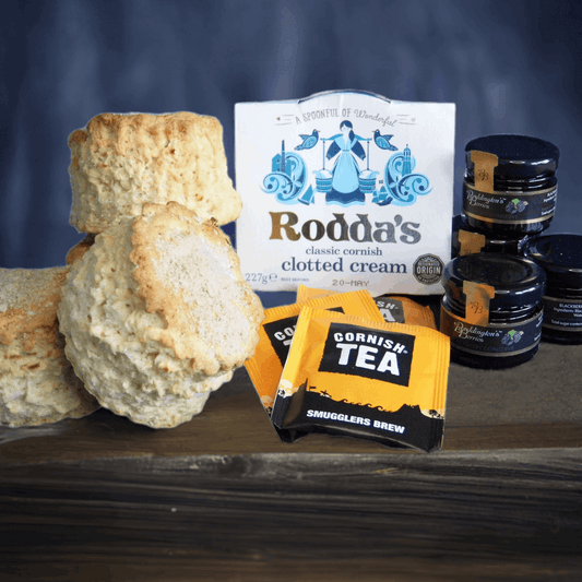 Apple & Blackberry Crumble Cornish cream tea for two - The Cornish Scone Company