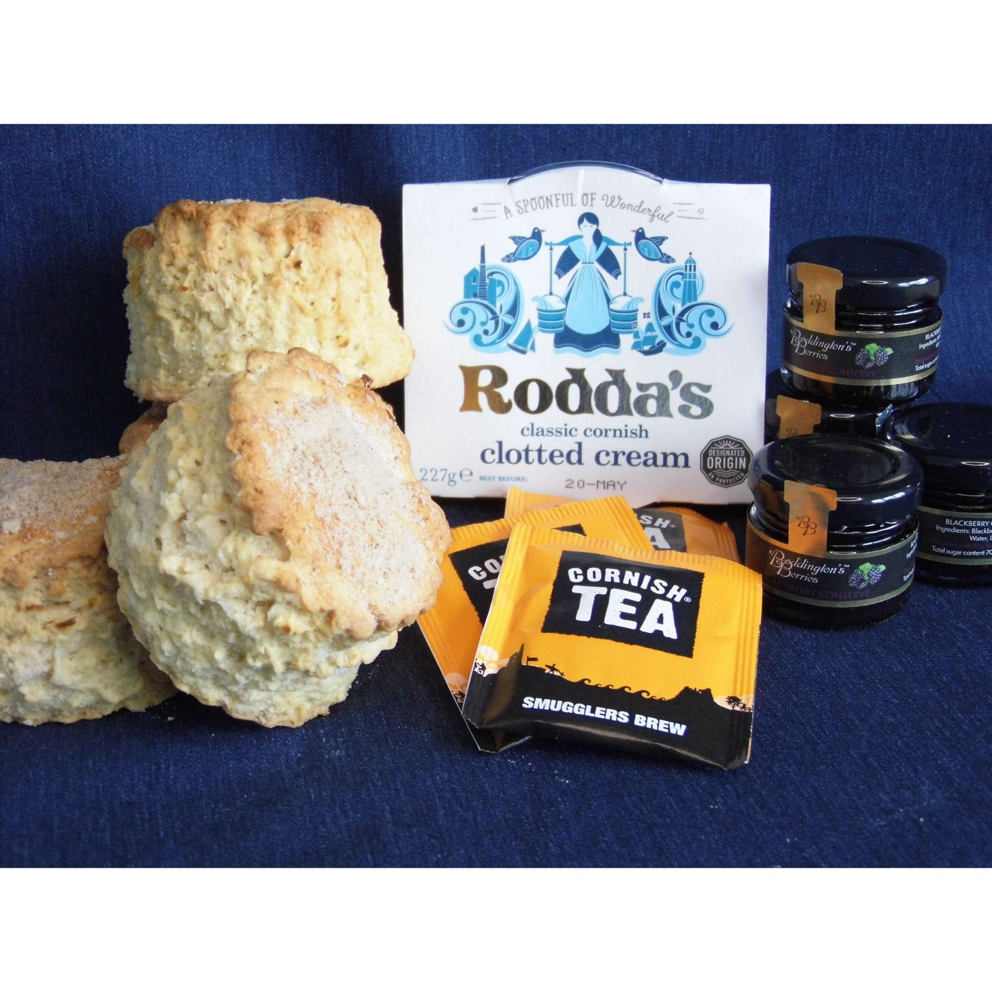 Apple & Blackberry Crumble Cornish cream tea for two - The Cornish Scone Company