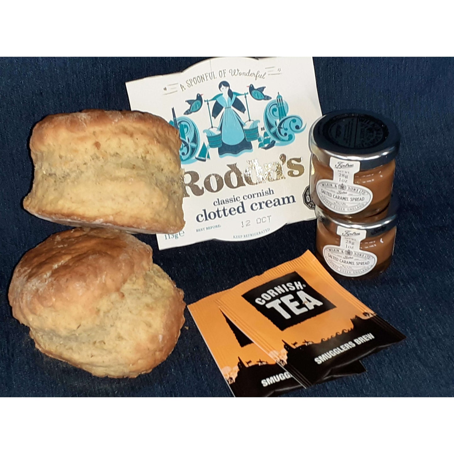 Banoffee Cornish cream tea - for 1, with freshly baked banana scones- The Cornish Scone Company