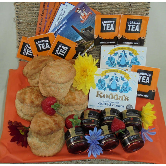 Cornish Cream Tea Hamper for Three - The Cornish Scone Company