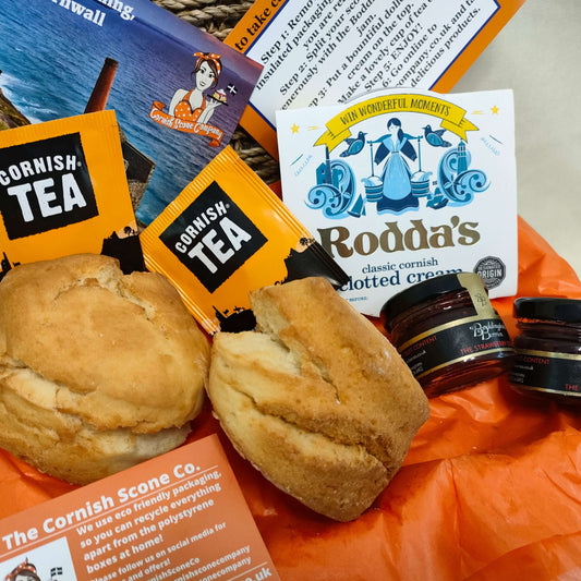 Gluten Free Cornish Cream Tea Hamper for One - The Cornish Scone Company