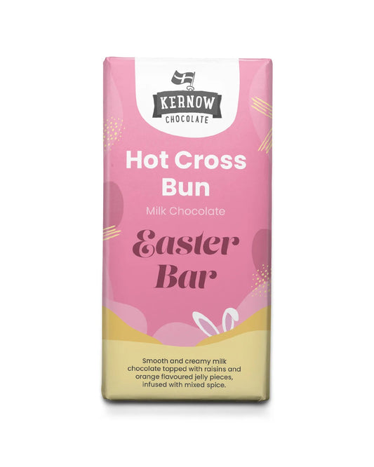 Hot Cross bun milk chocolate bar - The Cornish Scone Company