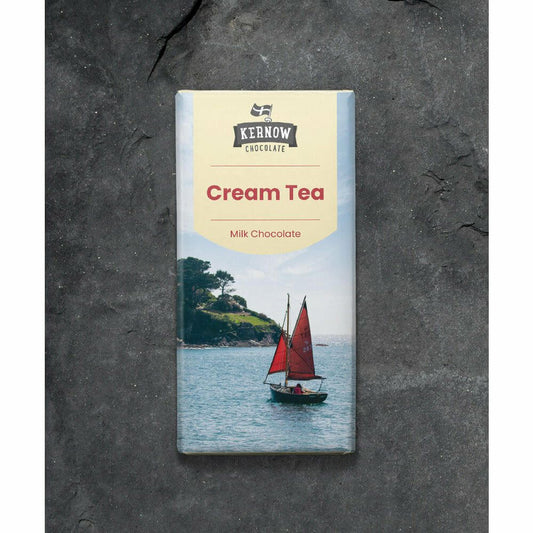 Kernow Cream tea milk chocolate bar (100g) - The Cornish Scone Company
