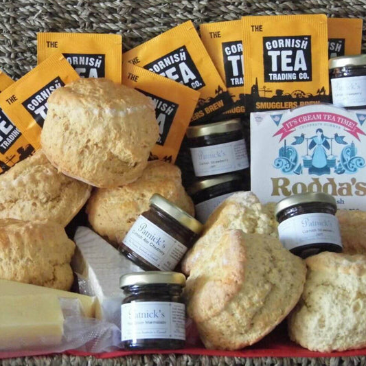 Large Savoury & Cream Tea Hamper - The Cornish Scone Company