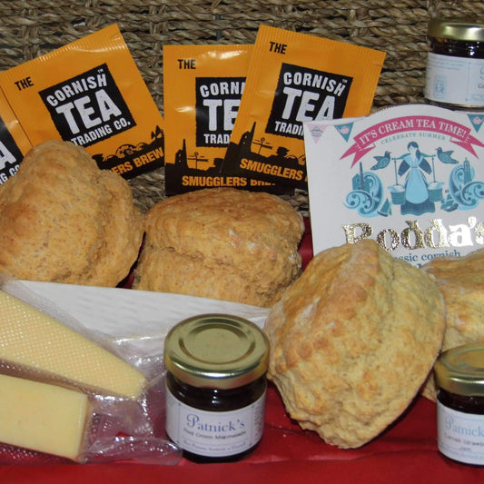 Savoury and Cream Tea Hamper - The  best of both,.